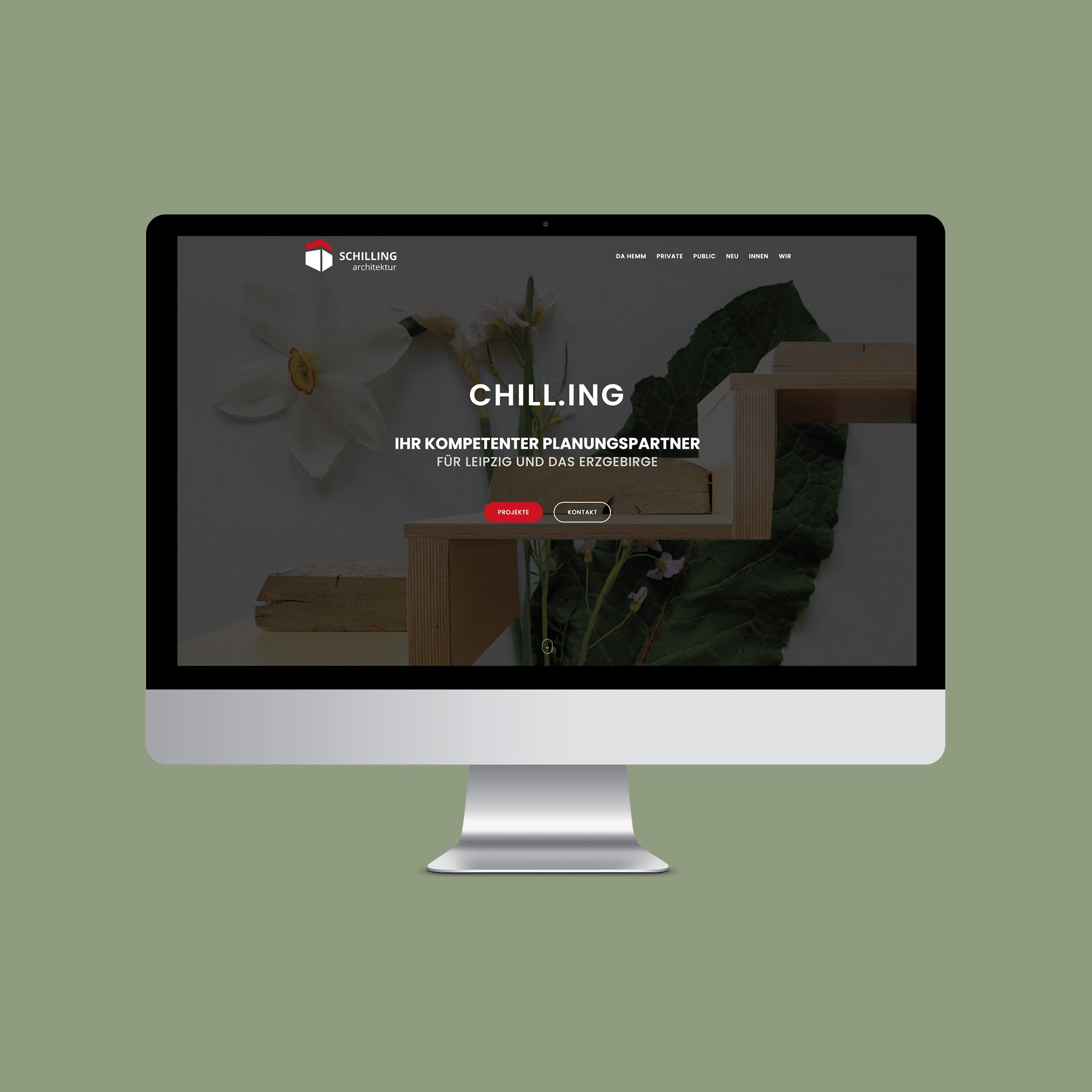 Schilling Architektur – Webseite, Arbeit von August Stark