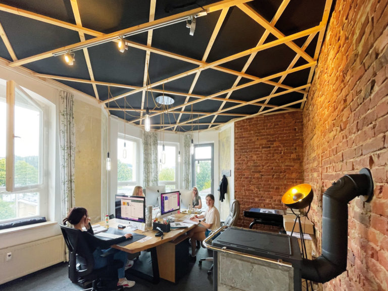 Bürografik – Arbeit von August Stark