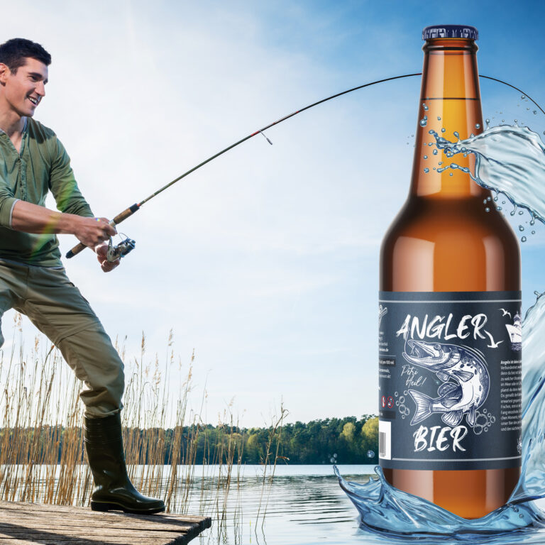 Hanschmann Anglerbier – Arbeit von August Stark